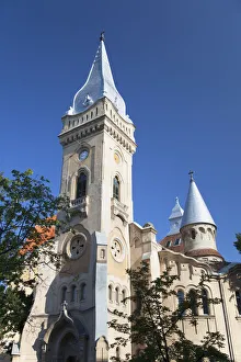 Timisoara Prints: Piarist Complex Church, Timisoara, Banat, Romania