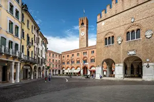 Treviso Prints: Piazza dei Signori square, Treviso, Veneto, Italy