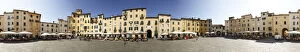 Piazza del Anfiteatro Square, Piazza Mercato Square, Amphitheatre, Lucca, Tuscany