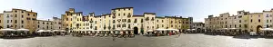 Lucca Prints: Piazza del Anfiteatro Square, Piazza Mercato Square, Amphitheatre, Lucca, Tuscany