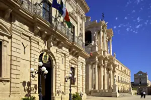 Ortigia Prints: Piazza del Duomo, Ortygia, Syracuse, Sicily, Italy