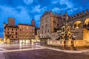 Piazza del Nettuno, Bologna, Emilia-Romagna, Italy