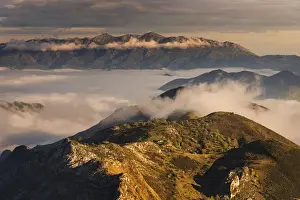 Picos Prints: Picos de Europa during a spring foggy morning, Asturias, Spain