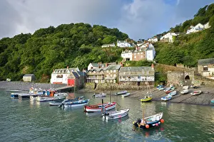 Clovelly Prints: Picturesque North Devon coastal fishing village of Clovelly