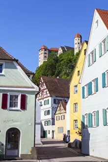 Images Dated 24th August 2015: Picturesque Old Town Harburg & Castle, Harburg, Bavaria, Germany