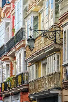 City Center Prints: Picturesque view of the old town, Cadiz, Andalusia, Spain