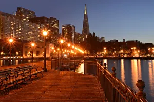 Embarcadero Prints: Pier 7, The Embarcadero, San Francisco, California, USA
