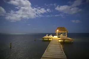 Russell Young Gallery: Pier / Jetty, Caye Caulker, Belize