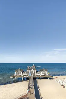 Pier, Sellin, RAogen Island, Mecklenburg-Western Pomerania, Germany
