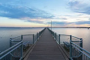 Wismar Prints: Pier Wendorf at sunrise, Wismar