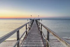 Schleswig Holsteinisches Prints: Pier at Wyk, Fohr Island, North Sea