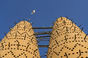 Doha Prints: Pigeon Towers, Katara Cultural Village, Doha, Qatar