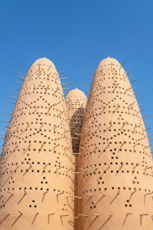 Doha Prints: Pigeon Towers, Katara, Doha, Qatar
