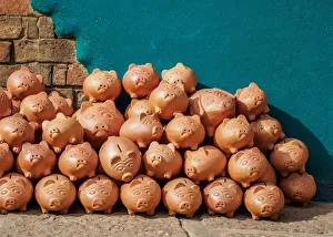 Craft Gallery: Piggybanks in Raquira, Boyaca Department, Colombia
