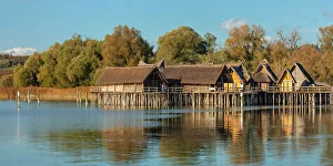 Upper Swabia Prints: Pile Dwelling Museum, Unteruhldingen