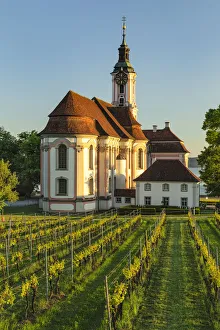 Pilgrimage church Birnau near Birnau, Unteruhldingen, Lake Constance, Upper Swabia, Baden Wurttemberg, Germany