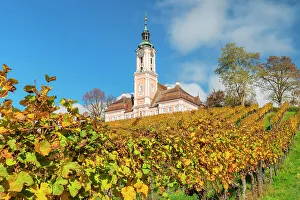 Upper Swabia Prints: Pilgrimage church Birnau near Unteruhldingen