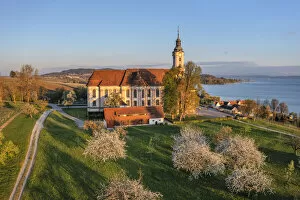 Images Dated 19th May 2022: Pilgrimage church Birnau Unteruhldingen, Lake Constance, Upper Swabia, Baden Wurttemberg, Germany
