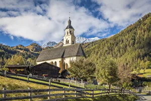 Hohe Tauern Prints: Pilgrimage church Maria Schnee in Obermauern, Virgen valley, East Tyrol, Austria