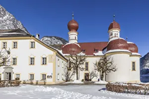 Pilgrimage Church of St. Bartholomae am Koenigssee, Upper Bavaria, Bavaria, Germany