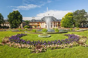 Sachsen Prints: Pillnitz castlle and palace garden, English garden, Dresden, Saxony, Germany