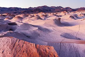 Catamarca Prints: Pink rocks at sunrise, Campo de Piedra Pomez, El Penon, Puna, Catamarca, Argentina