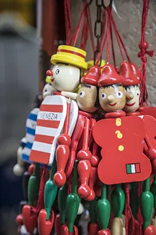 Dorsoduro Prints: Pinocchio souvenirs, Dorsoduro, Venice, Italy