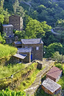 Piodao, a traditional village in the heart of Portugal. All the houses in the village are built with schist