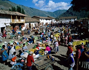 Pisac Prints: Pisac Market