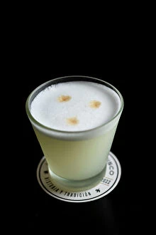 Images Dated 4th May 2023: Pisco Sour Cocktail, Museo del Pisco Bar, Lima, Peru, South America