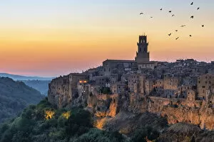 Images Dated 15th January 2019: Pitigliano, Grosseto, Tuscany, Italy, Europe