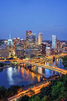Eastern Usa Prints: Pittsburgh skyline, Pennsylvania, USA