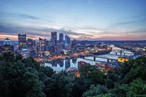 Eastern Usa Prints: Pittsburgh skyline, Pennsylvania, USA