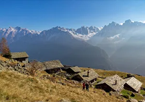 Sciore Prints: Piz Cengalo and Badile, Tombal, Soglio, Val Bregaglia, Graubunden Switzerland