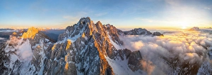 Above The Clouds Prints: Pizzo Camino mount. Schilpario, Val di Scalve, bergamo district, Lombardy, Italy