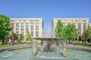 Occitanie Prints: Place de Thessalie at Antigone district