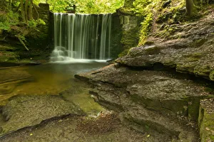 Plas Power Waterfall, Clywedog Valley, Coedpoeth, Wrexham, Wales