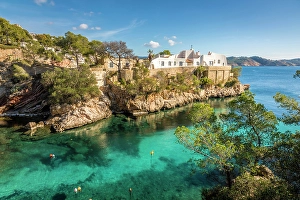 South Prints: Platja Calo de ses Llisses, Cala Fornells, Mallorca, Balearic Islands, Spain