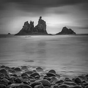 Black And White Collection: Playa de Benijo, Tenerife, Canary Islands, Spain