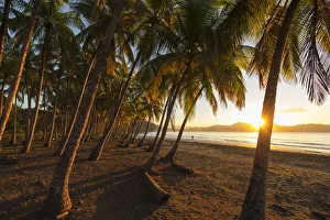 Dream Beach Prints: Playa Carillo at sunrise, Peninsula de Nicoya, Guanacaste, Costa Rica, Latin America