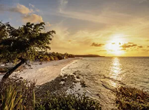 Images Dated 16th January 2020: Playa Esmeralda at sunset, Holguin Province, Cuba