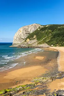 Biscay Prints: Playa de Laga, Mundaka, Biscay, Basque Country, Spain
