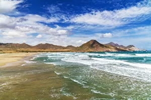 Images Dated 10th April 2019: Playa de los Genoveses, Cabo de Gata, Almeria, Andalusia, Spain