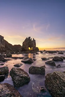 Shape Prints: Playa de Portizuelo, Luarca, Asturias, Spain