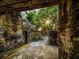 Plaza A Prints: Plaza A, Cahal Pech Archaeological Reserve, San Ignacio, Cayo District, Belize