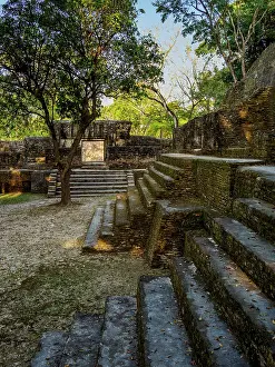 Plaza A Prints: Plaza A, Cahal Pech Archaeological Reserve, San Ignacio, Cayo District, Belize