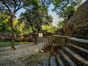 Plaza A Prints: Plaza A, Cahal Pech Archaeological Reserve, San Ignacio, Cayo District, Belize