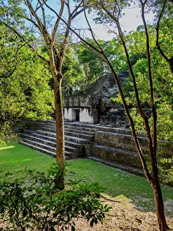 Mythical Prints: Plaza B, Cahal Pech Archaeological Reserve, San Ignacio, Cayo District, Belize