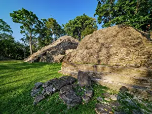 Archeology Prints: Plaza B, Cahal Pech Archaeological Reserve, San Ignacio, Cayo District, Belize