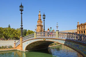 Aníbal González Prints: Plaza de Espana, Sevilla, Andalusia, Spain